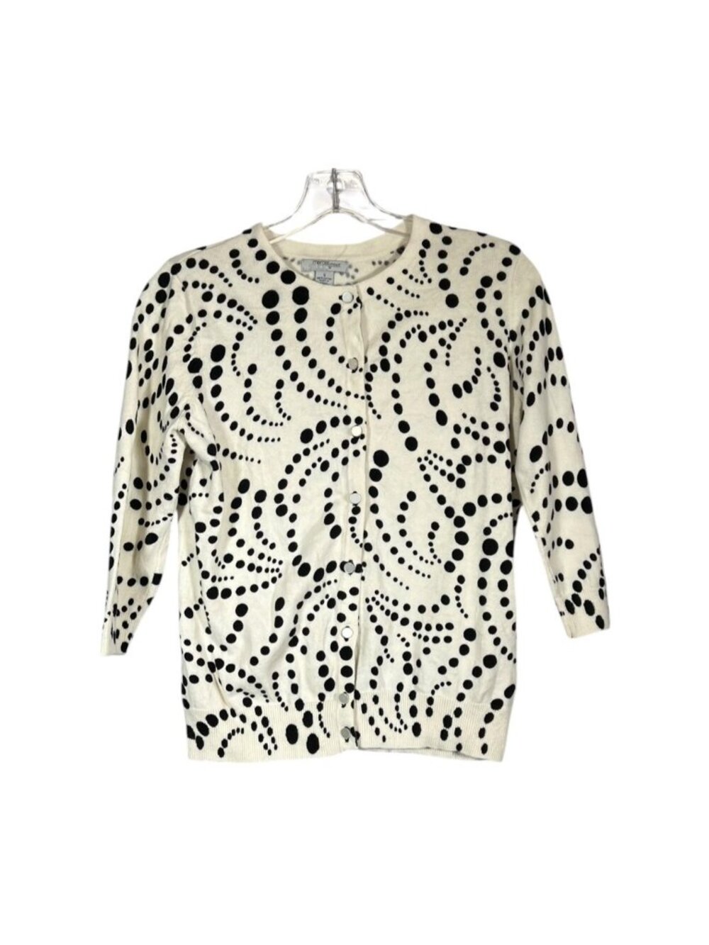 Mercer Street Studio Polka Dot Cardigan S Hollywood Prop House Acquired Cotton
